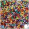 BeadTin Transparent Mix 4mm Round Plastic Craft Beads (1000pcs)